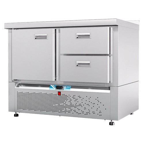 Стол морозильный Abat СХН-70Н-01 (дверь, 2 ящика 1/2, борт)