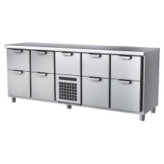 Стол холодильный HappyChef TC BD 2-2-CBR-2-2