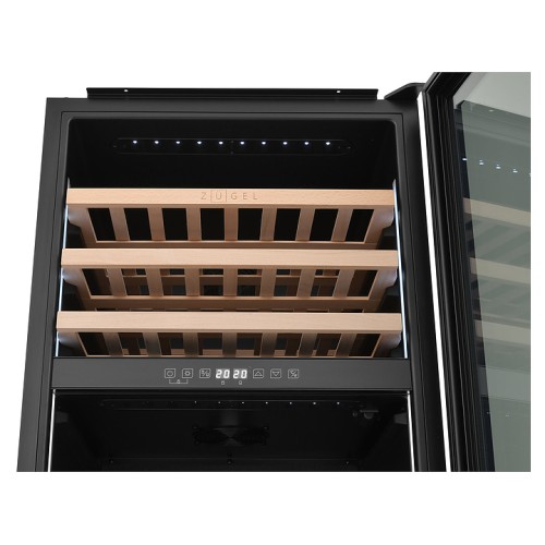 Винный шкаф Zugel ZCWI570DB черный