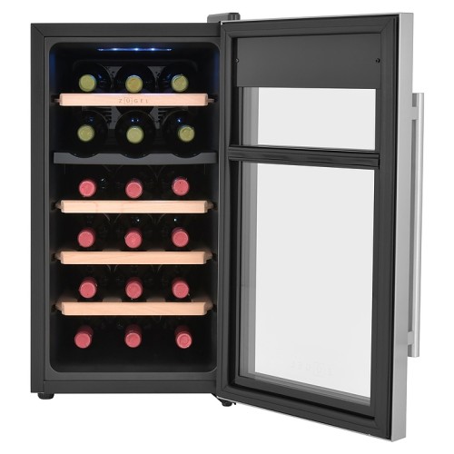 Винный шкаф Zugel ZTWF182DX нержавеющая сталь