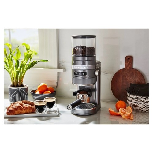 Кофемолка электрическая KitchenAid 5KCG8433EMS серебряный медальон