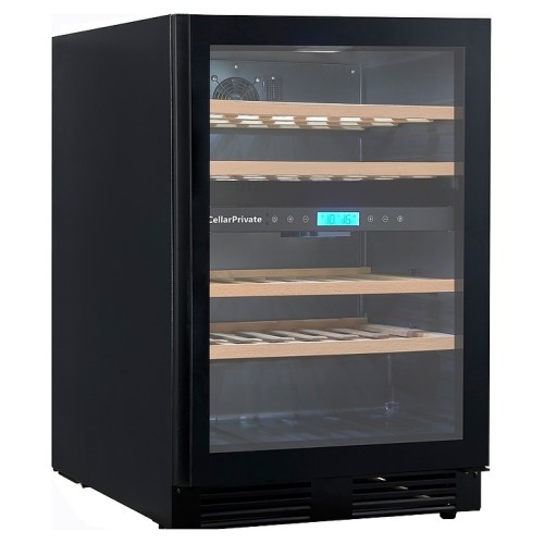Винный шкаф Cellar Private CP043-2TBH черная дверь со скрытой рукояткой
