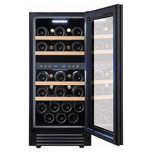 Винный шкаф Cellar Private CP027-2TBH черная дверь со скрытой рукояткой