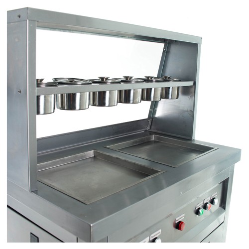 Фризер для жареного мороженого Foodatlas KCB-2F (контейнеры, 2 компрессора)