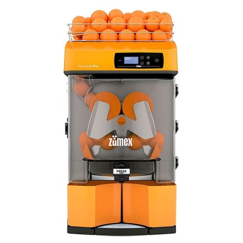 Соковыжималка автоматическая для цитрусовых Zumex Versatile Pro отводящий конвейер, корзина, подставка для бутылок