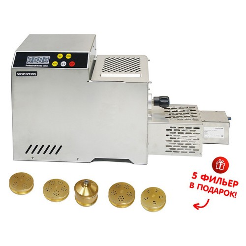 Экструдер для производства макаронных изделий Kocateq OMJ2 with cutter c тестомесом на 2.5 кг и ножом автоподрезки