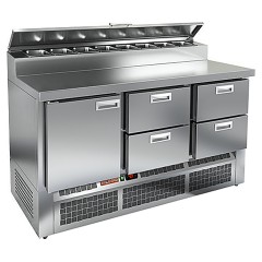 Стол для пиццы HICOLD PZE2-122/GN (1/6H)