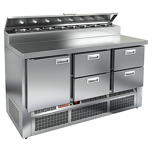 Стол для пиццы HICOLD PZE2-122/GN (1/6H)