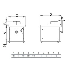 Фризер для мороженого STAF59 BTM10 A