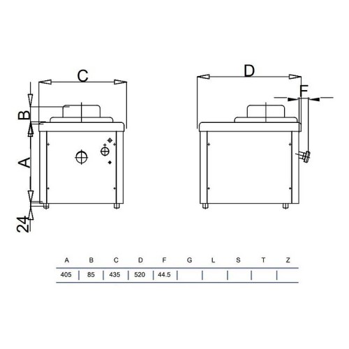 Фризер для мороженого STAF59 BTM10 A