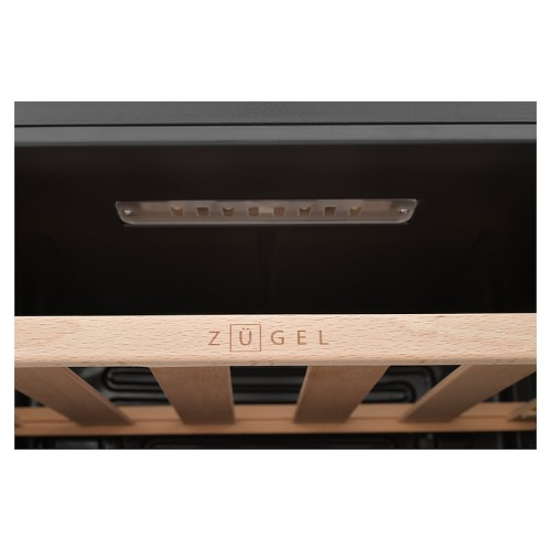 Винный шкаф Zugel ZCWF331DB черный