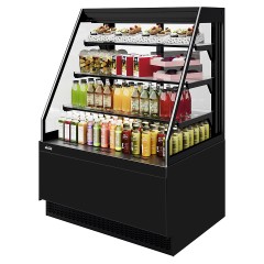 Витрина кондитерская открытая Chilz VETE II KUB OFT 90 черный муар, металлик