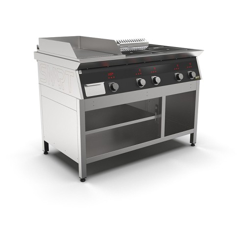 Плита индукционная комбинированная SMART INDUCTION K76-35RKB (с грилем)