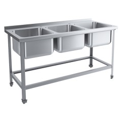 Ванна моечная ПищТех СТАНДАРТ ВМОцб3-400СНК с бортом