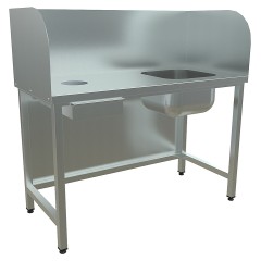 Стол для чистки рыбы КОБОР СЧР-150/60