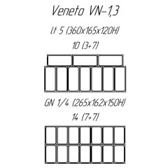 Витрина для мороженого Марихолодмаш Veneto VN-1,3