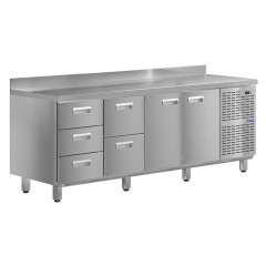 Стол холодильный KAYMAN КСХ-3211/70 (2 двери, 5 ящиков)