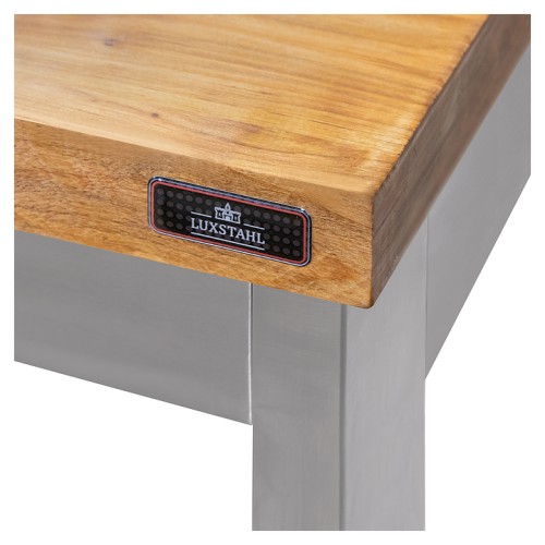 Стол кондитерский Luxstahl СК-18/8 c 3-сторонней обвязкой