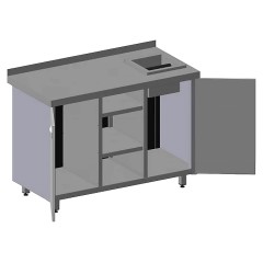 Барная станция Restoinox БСНКР-12/7-БП с нок-бокс