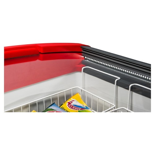 Ларь морозильный Frostor GELLAR FG 375 E красный (R290)