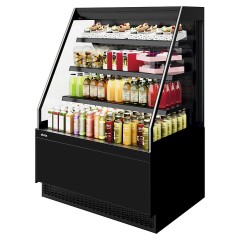 Витрина кондитерская Chilz VETE II KUB OF 90 черный муар, металлик