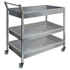 Тележка для сбора посуды Finist ТСП 900х600х1000 мм 3 поддона