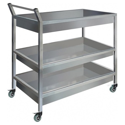 Тележка для сбора посуды Finist ТСП 900х600х1000 мм 3 поддона