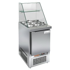 Стол для салатов HICOLD SLE3-1GN (1х1/1+3х1/9) высокое стекло