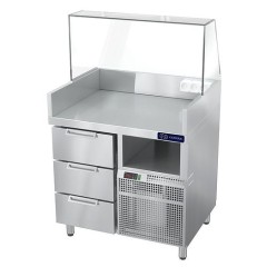 СТАНЦИЯ ДЛЯ ПРИГОТОВЛЕНИЯ БУРГЕРОВ И ХОТ-ДОГОВ KAYMAN СП-БХ-900-01-ЛБ А