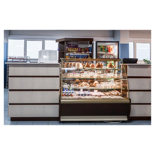 Модуль стойки Luxstahl ''Модерн'' прямой 500 мм