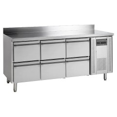 Стол холодильный TEFCOLD CK7360 с бортом