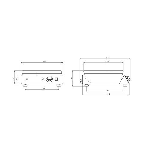 Блинница Grill Master Ф1БкрЭ 350 мм