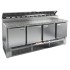 Стол для пиццы HICOLD PZE2-1111/GN (1/6H) камень