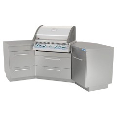 Модульная кухня для встраиваемого гриля КАМИК Зета 2103*610*890