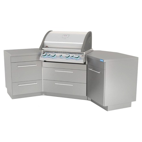 Модульная кухня для встраиваемого гриля КАМИК Зета 2103*610*890