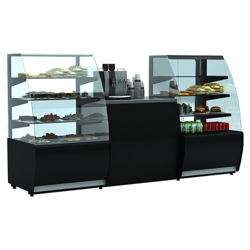 Витрина хлебная Carboma K70 N 1,3-2 (1,3 Техно)