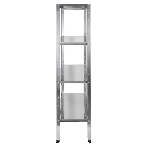 Стеллаж кухонный Luxstahl СР-1800х800х400/4 со сплошными полками