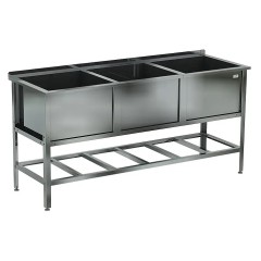 Ванна моечная КОБОР ВМСБ/3-220/78