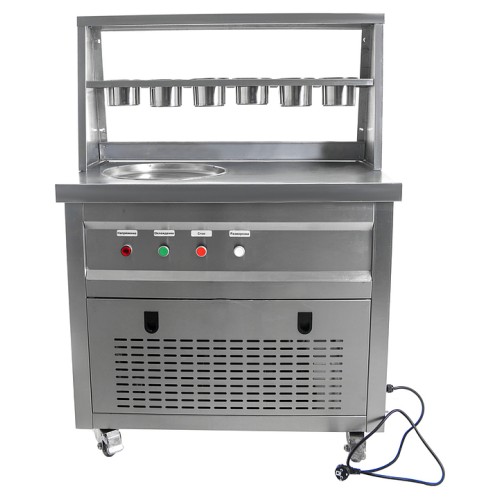 Фризер для жареного мороженого Foodatlas KCB-1Y (контейнеры, стол для топпингов)