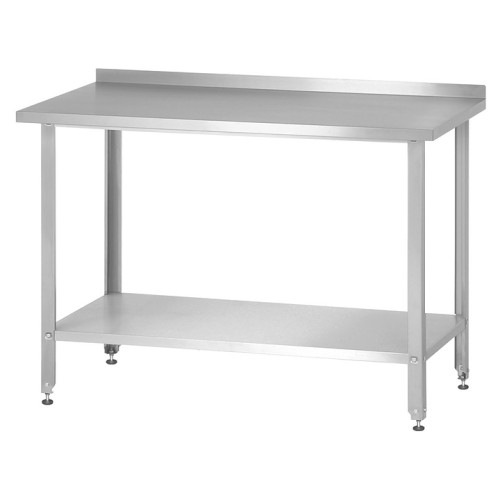 Стол производственный комбинированный Mecon Norma СПРн 1800х700х860 мм, сплошная полка, с бортом