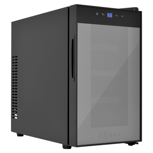 Винный шкаф Zugel ZTWF82B черный