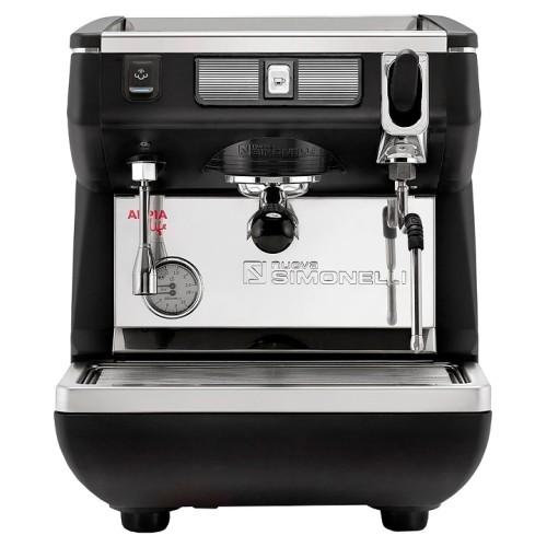 Кофемашина Nuova Simonelli Appia Life 1Gr S черная, высокая группа, полуавтомат