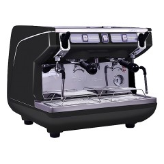 Кофемашина Nuova Simonelli Appia Life Compact 2 Gr S черная, высокие группы, экономайзер, полуавтомат