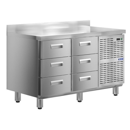 Стол холодильный KAYMAN КСХ-33/70 (6 ящиков)