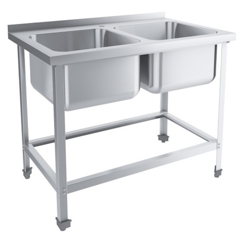 Ванна моечная ПищТех СТАНДАРТ ВМОцб2-400СНК с бортом