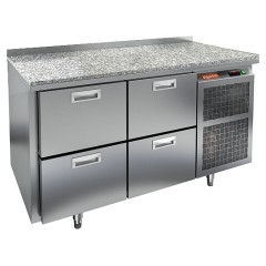 Стол морозильный HICOLD GN 222/BT камень