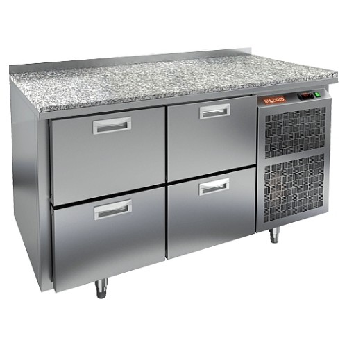 Стол морозильный HICOLD GN 222/BT камень