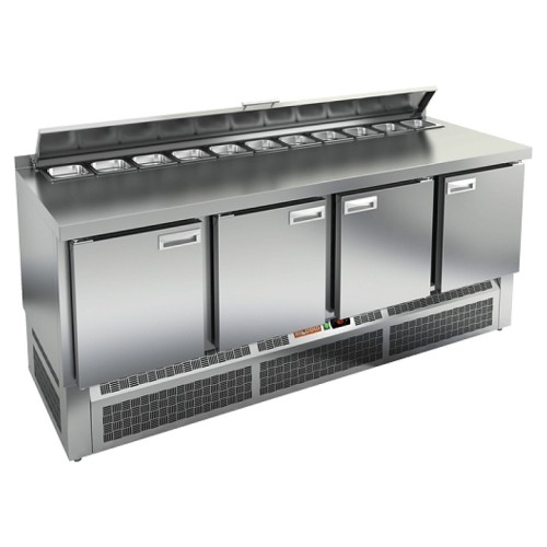 Стол для салатов HICOLD SLE2-1111GN (1/6) с крышкой