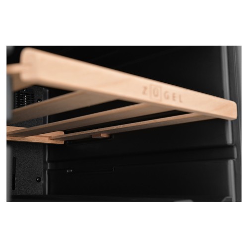 Винный шкаф Zugel ZCWF184DB черный