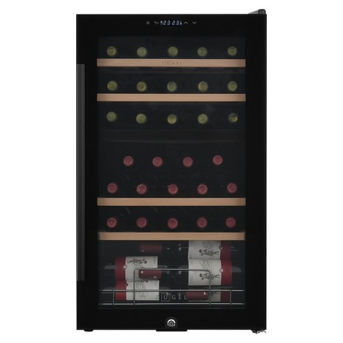 Винный шкаф Zugel ZCWF331DB черный